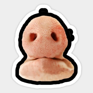 Pig nose Sticker